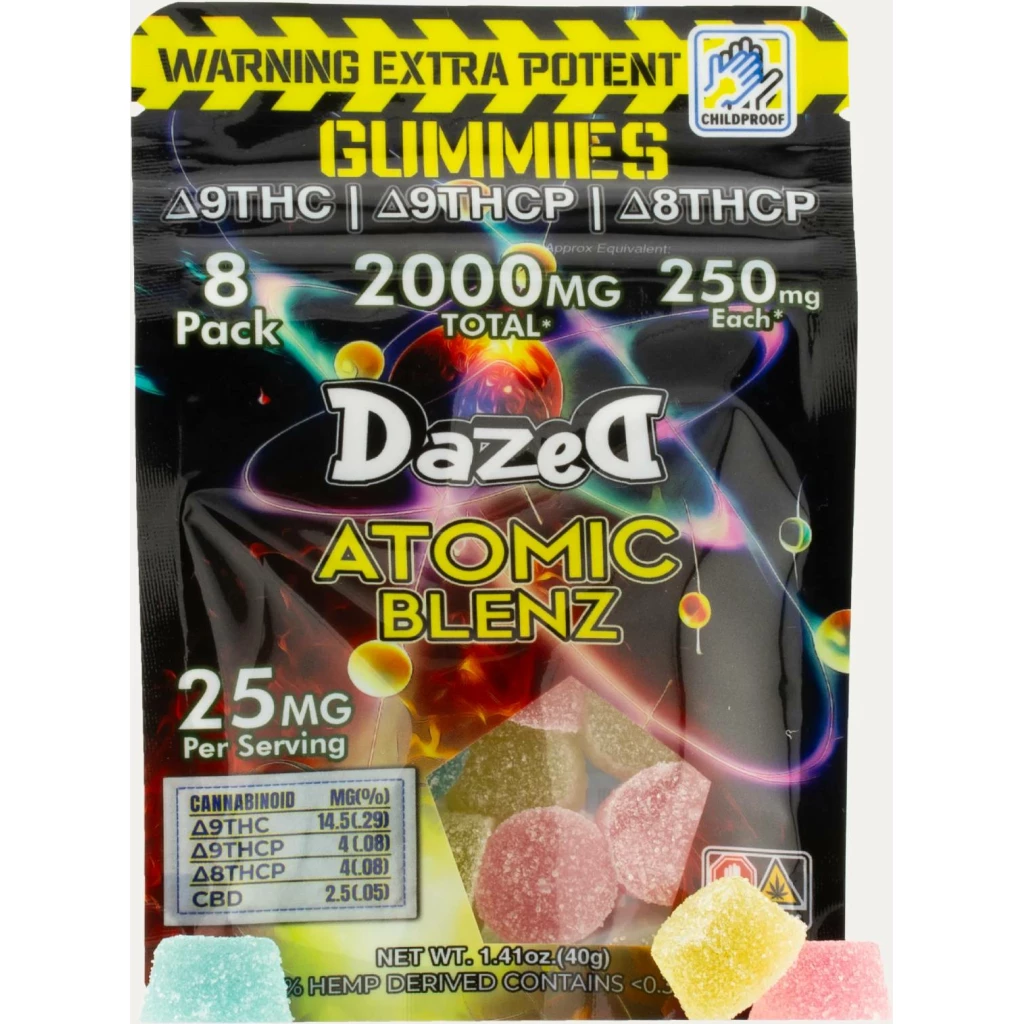 Dazed8 Atomic Blenz Gummies