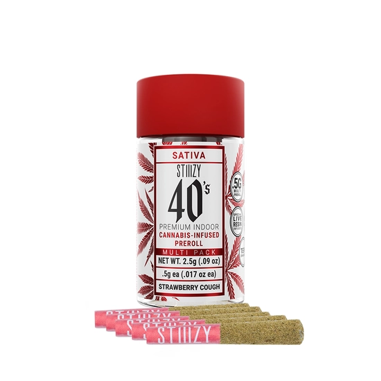 40’s Infused Pre-Rolls – Strawberry Cough (S)