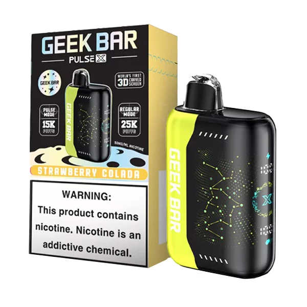 Strawberry Colada Geek Bar Pulse X 25000 Puffs Disposable Vape