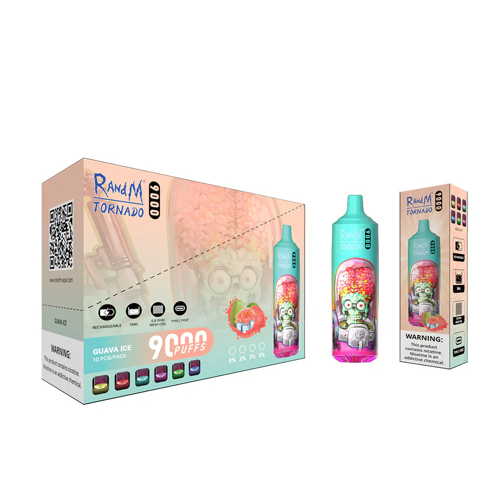 RAndM Tornado 9000 Puffs Disposable Vape Pack of 10 - Image 2